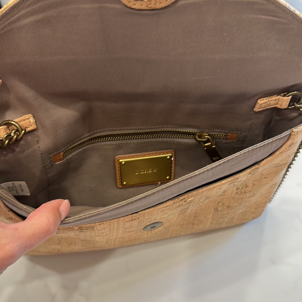 Jcrew Cork Envelope Clutch Gem